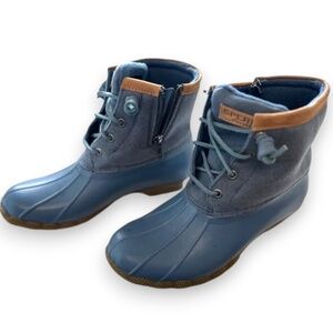 Sperry Saltwater Duck Boots | Wool Lined Waterproof Boots | Heritage | 6.5